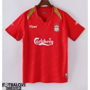 Liverpool 2005-2006 Retro Domácí Dres Krátký Rukáv